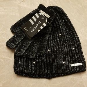 Bebe Hat and Glove Set